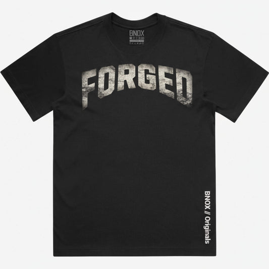 FORGED Boxy Oversized Tee – Black